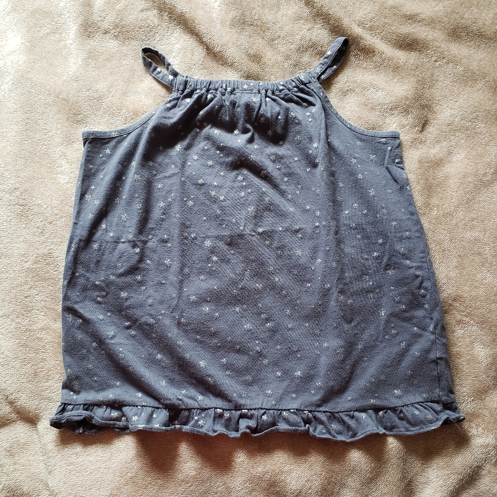 Gap || grey tank top with stars